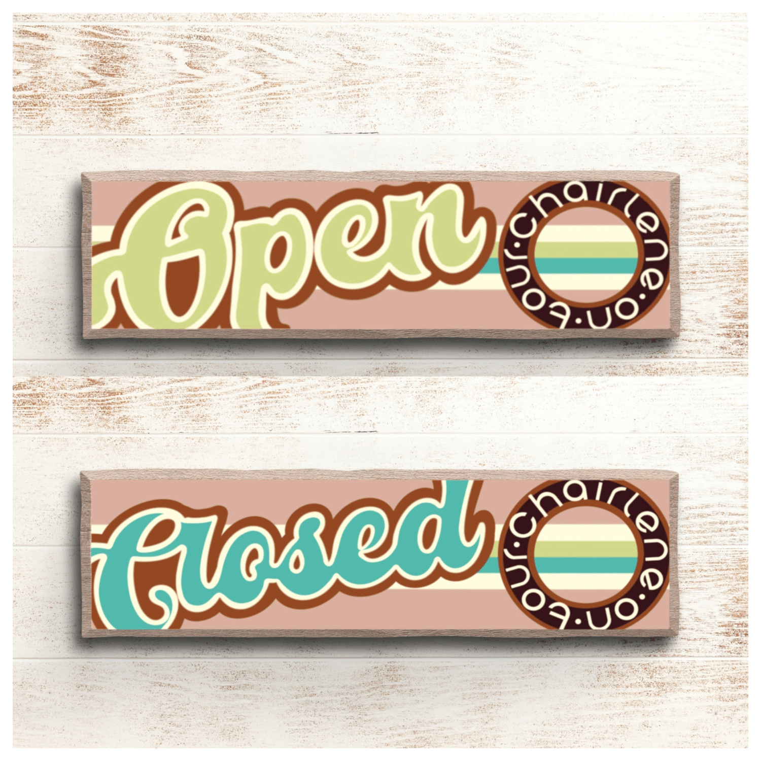 Houten planken Chairlene On Tour-min