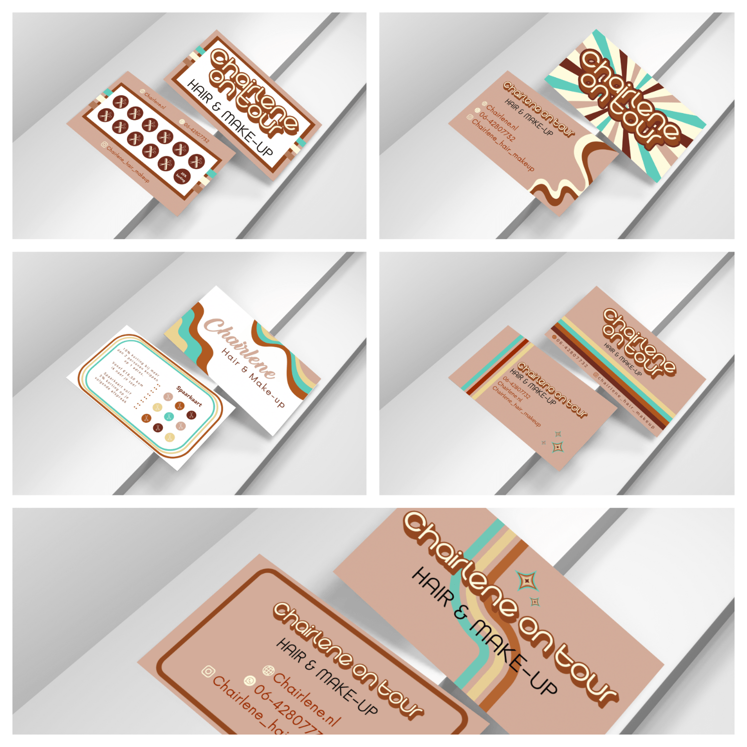 Visitekaartjes Chairlene On tour-min